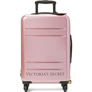 Victoria s Secret The VS Getaway Hardside Carry On Suitcase Sunset Ombre NEW